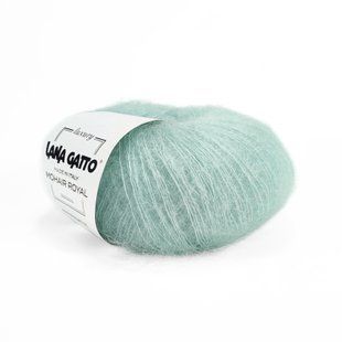 Пряжа Mohair Royal/Мохер Роял, тала вода 30793, Lana Gatto 3777 фото