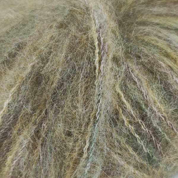 Пряжа Mohair Color/Мохер Колор, оливковый 894, Mondial 4166 фото