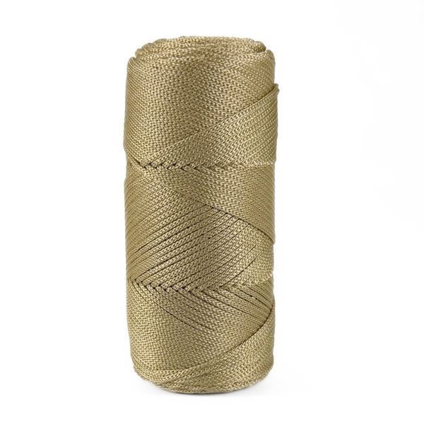 Macrame Yarn №4, antique gold 2002/041, Hobby Trend