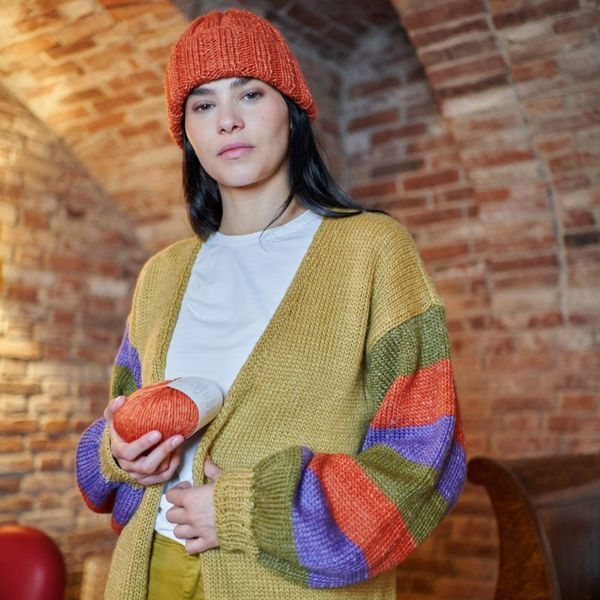 Пряжа Silky Wool/Силки Вул, бордовый 16, Laines du Nord 2411 фото