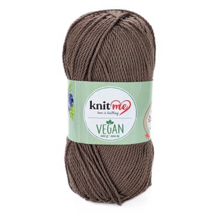 Пряжа Vegan/Веган, коричневий KV50116, Knit Me 836 фото