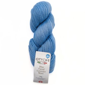 ПРЯЖА BLUE FACED LEICESTER WOOL/БЛЮ ФЕЙС ЛЕЙСТЕР ВУЛ, блакитний Pale Blue 73228 33 фото