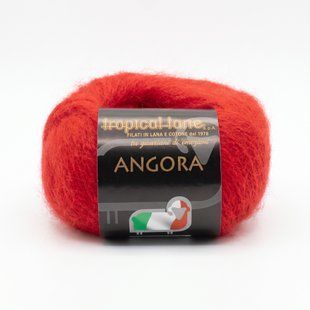 Пряжа Angora/Ангора, червоний 535, Tropical Lane 6173 фото