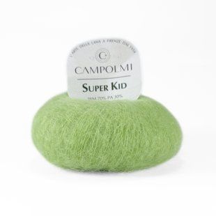 Пряжа Super Kid Mohair/Супер Кід Мохер, світло-зелений 2443 Campolmi 5669 фото