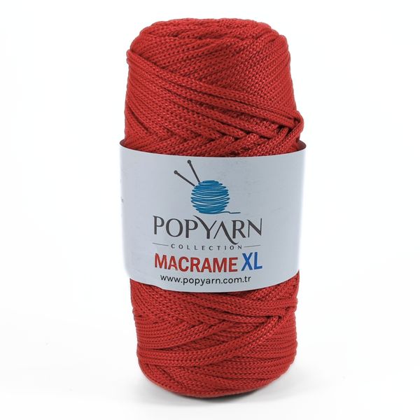 ПРЯЖА MACRAME XL/МАКРАМЕ XL, червоний В-430 1357 фото