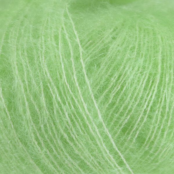 Пряжа Silk Mohair/Силк Мохер, лайм неон A1783, Lana Gatto 5096 фото