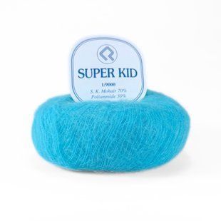 Пряжа Super Kid Mohair/Супер Кід Мохер, яскравий блакитний 2445 Campolmi 5671 фото