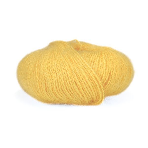 Пряжа Dolce Mohair/Дольче Мохер, желтый 608, Mondial 4151 фото