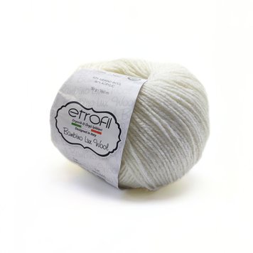 ПРЯЖА BAMBINO LUX WOOL/БАМБІНО ЛЮКС ВУЛ, білий 70017 245 фото