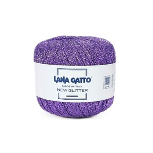 Пряжа New Glitter/Нью Гліттер, фіолетовий 30779, Lana Gatto 4024 фото