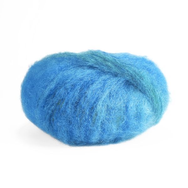Пряжа Mohair Trend Print/Мохер Тренд Принт, зеленый-салатовый-голубой 3, Laines du Nord 4351 фото