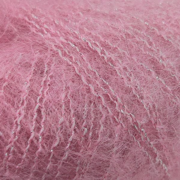 Пряжа Silk Mohair Lux/Сілк Мохер Люкс, рожева пудра 7259, Lana Gatto 1567 фото