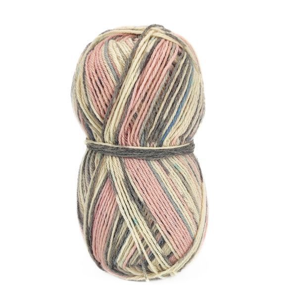 Пряжа Sockwool Prime Multi/Соквул Прайм болотяний-світло-зелений-рожевий, мультіколор 10, Performance 4638 фото