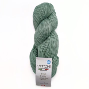 ПРЯЖА BLUE FACED LEICESTER WOOL/БЛЮ ФЭЙС ЛЕЙСТЕР ВУЛ, морозный зеленый Frosty Green 79080 25 фото