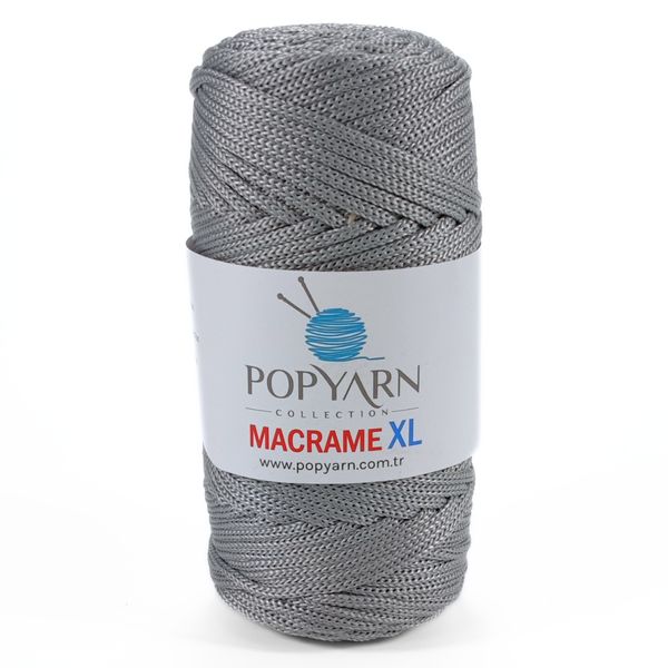 ПРЯЖА MACRAME XL/МАКРАМЕ XL, світло-сірий В-442 1363 фото