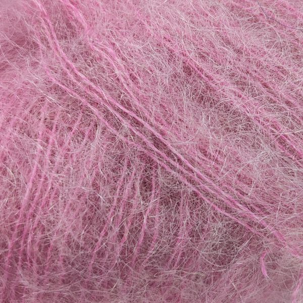 Пряжа Mohair Royal/Мохер Роял, бледная фуксия 7259, Lana Gatto 1618 фото