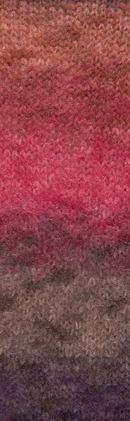 Пряжа Mohair Trend Print/Мохер Тренд Принт, фиолетовый-серый-розовый 6, Laines du Nord 4354 фото