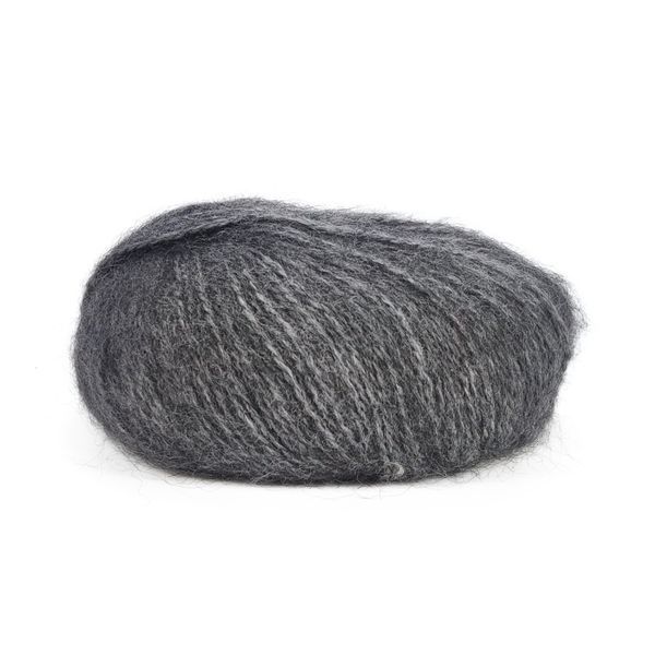 Пряжа Dolce Mohair/Дольче Мохер, темно-серый 702, Mondial 4156 фото