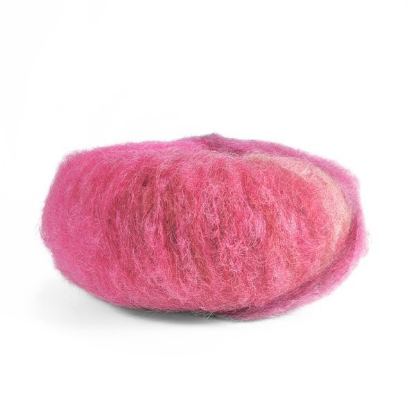 Пряжа Mohair Trend Print/Мохер Тренд Принт, фиолетовый-серый-розовый 6, Laines du Nord 4354 фото