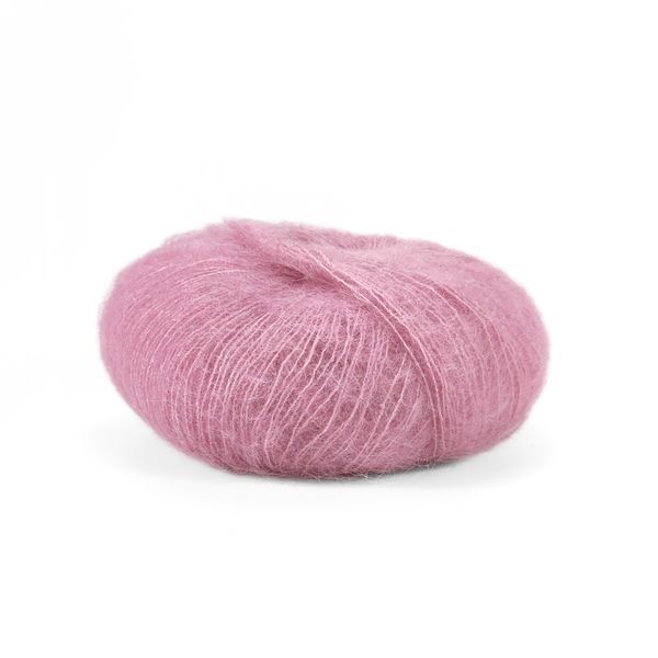 Пряжа Silk Mohair/Сілк Мохер, фламінго 7259, Lana Gatto 3738 фото
