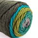 HAPPY WOOL/ХЕППІ ВУЛ, хакі-бірюза-болотяний-блакитна ялина-світло сірий HW19 1166 фото 3