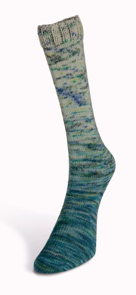 Пряжа Paint Gradient Sock/Пейнт Градієнт Сок, бірюзово-блакитний мультіколор 20, Laines du Nord 3915 фото