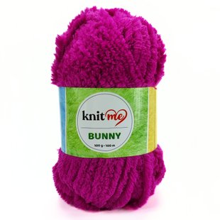 Пряжа Bunny/Банні, фуксія 986, Knit Me 909 фото