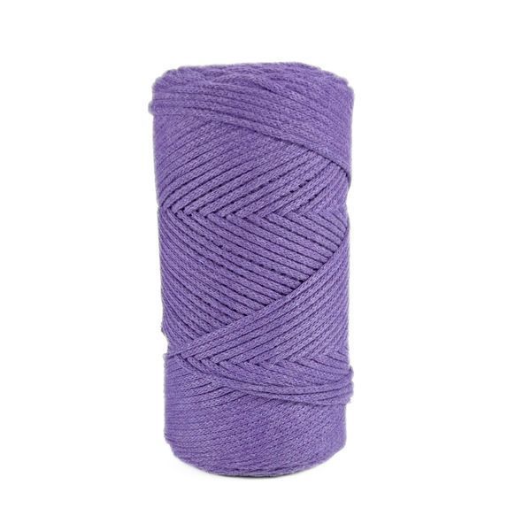 Пряжа Cotton Macrame/Котон Макраме, фиолетовый 1001/160, Hobby Trend 5640 фото