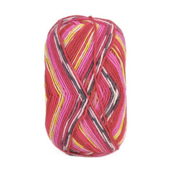 Пряжа Baby Jacquard/Бебі Жаккард, мультіколор 601, Tropical Lane 3839 фото