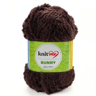 Пряжа Bunny/Банні, коричневий 989, Knit Me 910 фото