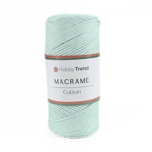 Пряжа Cotton Macrame/Котон Макраме, ментоловый 1001/165, Hobby Trend 5641 фото