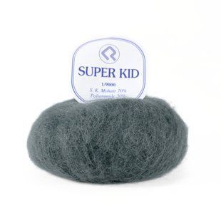 Пряжа Super Kid Mohair/Супер Кід Мохер, темно-сірий 2464 Campolmi 5685 фото