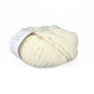 Пряжа Soffio Cashmere/Соффио Кашемир, белый 001, Laines du Nord 6091 фото