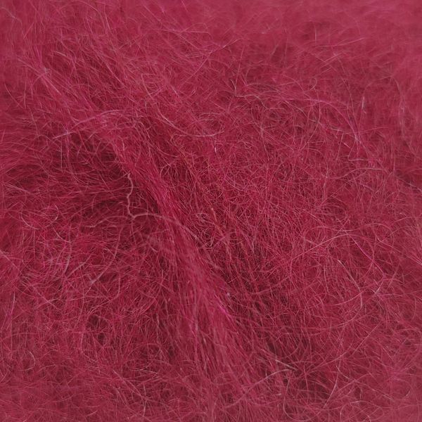 Пряжа Mohair Royal/Мохер Роял, насичений вишневий 30138, Lana Gatto 1627 фото