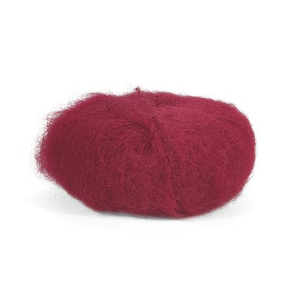 Пряжа Mohair Royal/Мохер Роял, насичений вишневий 30138, Lana Gatto 1627 фото