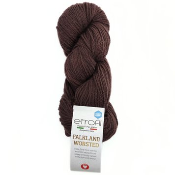 ПРЯЖА FALKLAND WORSTED/ФОЛКЛЭНД ВОРСТЭД, каштановый Chestnut 77086 37 фото