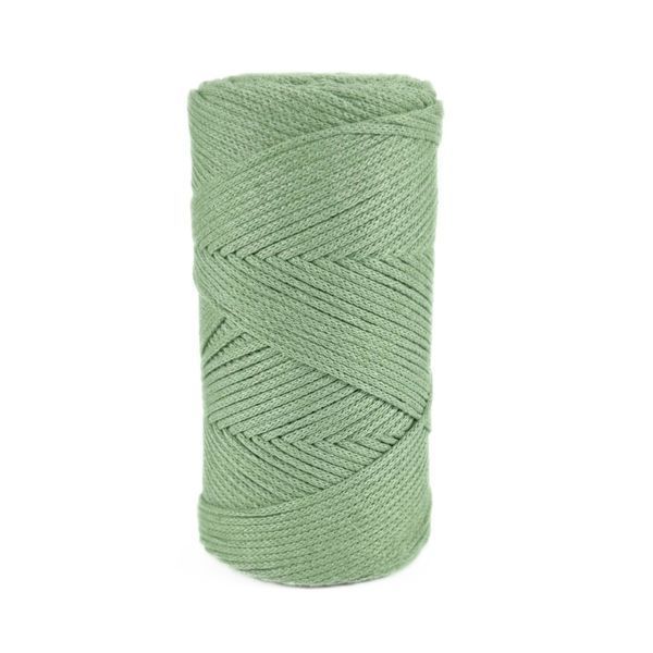 Пряжа Cotton Macrame/Котон Макраме, зеленый 1001/171, Hobby Trend 5643 фото