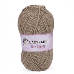 Пряжа Nice Woolly/Найс Вулл, кемел NW005, Lady Yarn 2475 фото